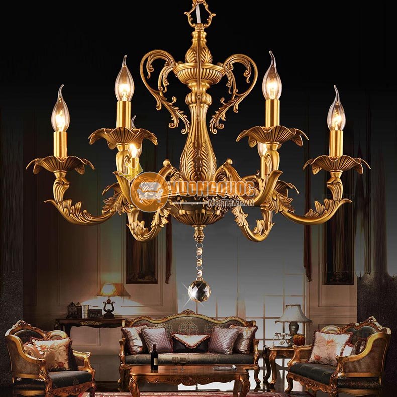 Đèn chùm đồng cổ điển phong cách Ý ATL8501-1